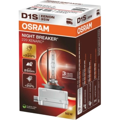 Xenónová výbojka 1ks D1S OSRAM Night Breaker Laser +220%