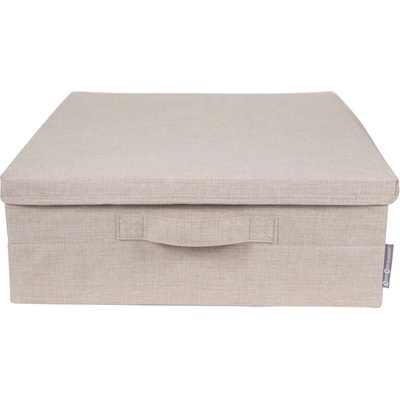 Bigso Soft Storage úložný box pod postel 46 cm 16 cm 55 cm béžová