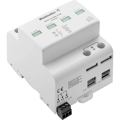 Weidmüller 2774950000 VPU AC I 2 R 275/25 LCF MB zvodič pre prepäťovú ochranu 25 kA 1 ks