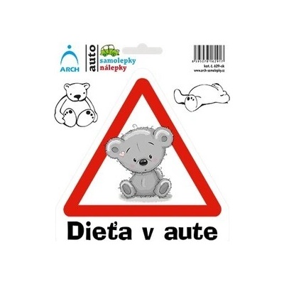 Piktogram Dieťa v aute!
