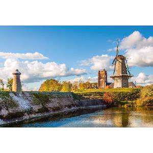 DIMEX ART Флизелинов фототапет холандска крепост 375 x 250 см