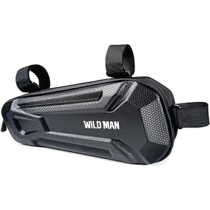 Wildman Велосипедна чанта wildman xt9 1.8l за рамка, черна (gt001170)