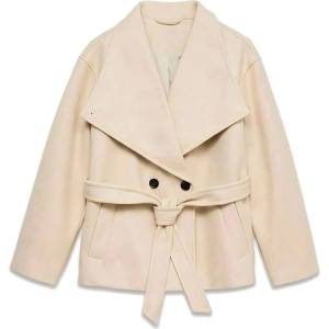 VERO MODA Палто Vero moda Vinceselmia trench coat - Beige (Oatmeal / Detail Melange)
