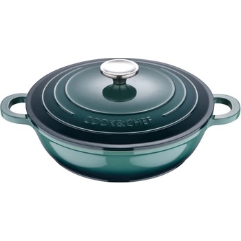 Bergner Panvica hlboká s nepriľnavým povrchom a pokrievkou 24 cm Excalibur