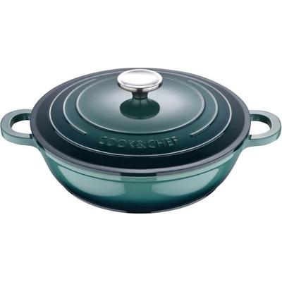 Bergner Panvica hlboká s nepriľnavým povrchom a pokrievkou 24 cm Excalibur
