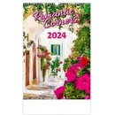 Kalendáre nástěnný Romantic Corners 2024