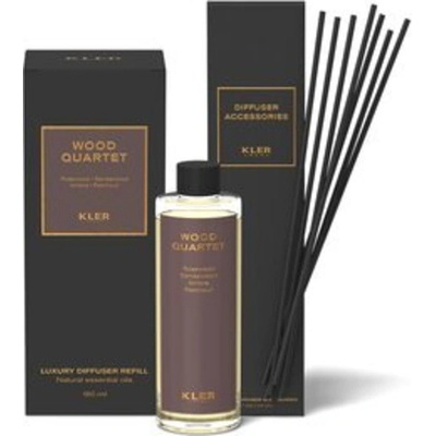Kler Aroma Sada náplní s tyčinkami do vonného difuzéru Wood Quartet 180 ml