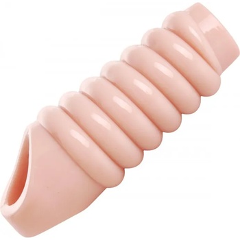 Image 1 of Size Matters Really Ample Ribbed Penis Sheath