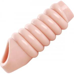 Size Matters Really Ample Ribbed Penis Sheath