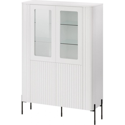 Cama meble Шкаф витрина Cama VERA 110x40x160 бял мат (5903815010866)