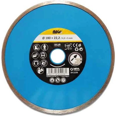 Magg Diamantový kotouč celoobvodový 180 mm DKC180