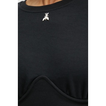 Patrizia Pepe Суичър Patrizia Pepe в черно с изчистен дизайн 8M1694 J219 (8M1694.J219)