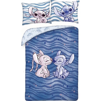 Детски спален комплект Halantex - Stitch And Angel (LS-5494BL)