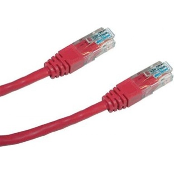 Datacom 15902 CAT6, UTP, 0,5m, červený