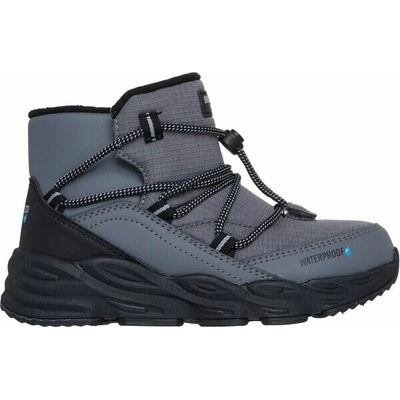 Skechers Turbo Tread dětská zimní obuv šedá