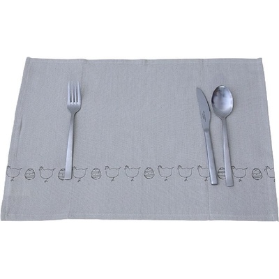 H&D prestieranie tisk velikonoce béžová 35x50cm