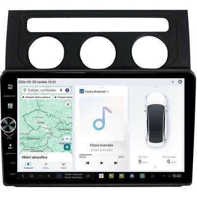MEKEDE DUDU011 VW Touran digitální klimatizace
