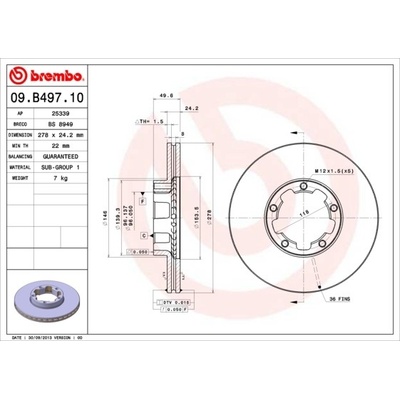 BREMBO 09.B497.10
