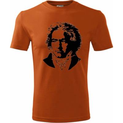 Tričko Beethoven oranžové