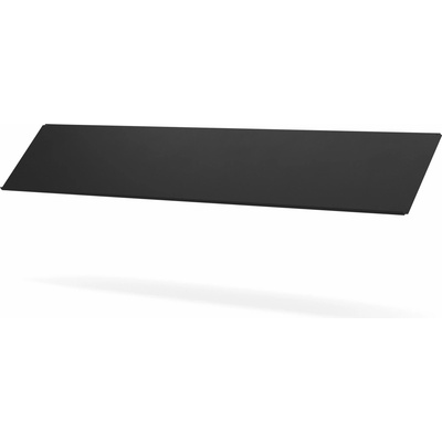 Police do knihovny Zet ocelová černá