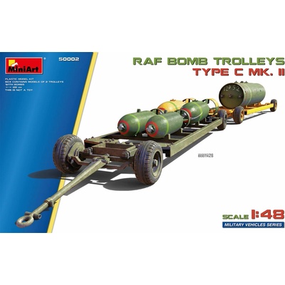 MiniArt RAF Bomb Trolleys Type C Mk. II 1:48