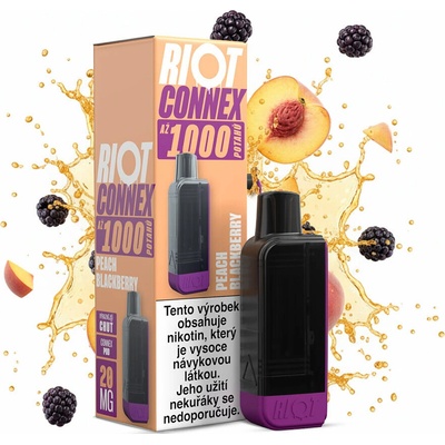 RIOT Connex 1000 Peach Blackberry 10 mg