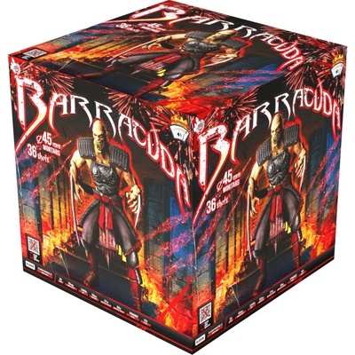 Kompaktní ohňostroj Baracuda 36 ran 45 mm