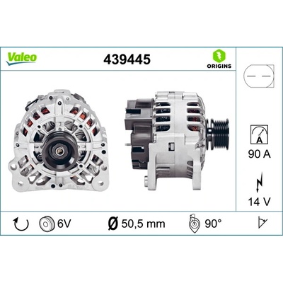 Alternátor VALEO 439445