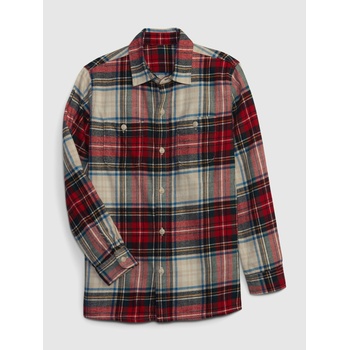 GAP Бебешка фланелена риза GAP GAP | Cherven | Момчешки | 152-158