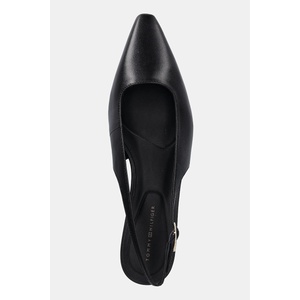 Tommy Hilfiger Кожени обувки с тънък ток TH BUCKLE SLINGBACK LOW PUMP