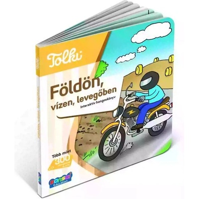 Bonsai Education Толки: Интерактивна занимателна аудиокнига - На земята, във водата, във въздуха - на унгарски език (63028)