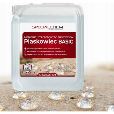 Impregnace na pískovec Specialchem pískovec basic hydrofobní bariéra 5L
