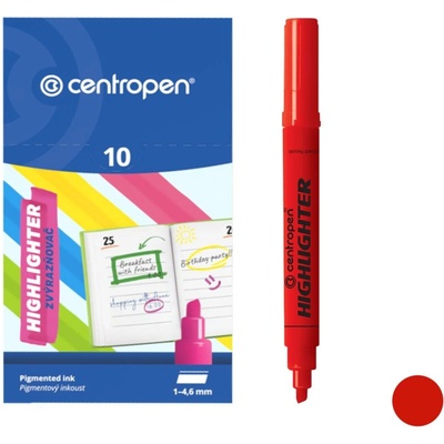Centropen 8552 červený