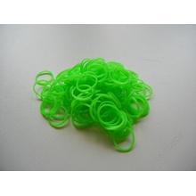 RAINBOW LOOM Original gumičky 600 kusov limetkové zelená