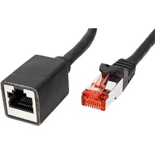 InLine 76950X S/FTP patch, prodlužovací kat. 6, RJ45 M-F, LSOH, 0,5m, černý