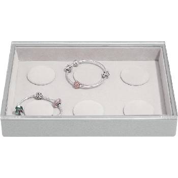 Stackers Ковчеже за гривни с накити Stackers с капаче cлassic каменносиво (74726)