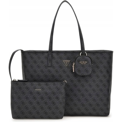 Guess shopper kabelka eko kůže černá
