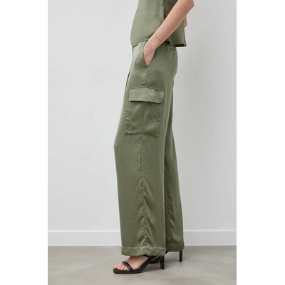 BA&SH Панталон ba&sh cary в зелено със стандартна кройка, с висока талия 1e24cary (1e24cary)