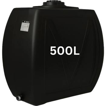 MAVIL Резервоар за питейна вода MAVIL, паралелепипеден Classic Narrow 500 л (черен) (9-500)