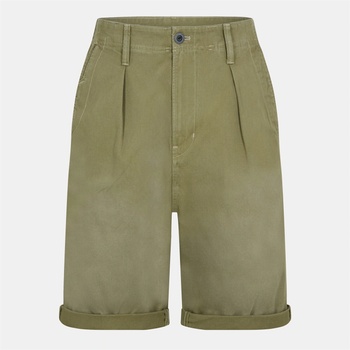 Image 1 of G Star Къси панталони G Star Pleated Chino Shorts - Smk Olive