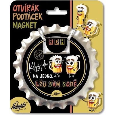 Nekupto Otvírák na pivo, podtácek - Když jdu na jedno