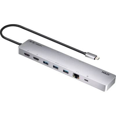 ATEN 11-in-1 USB-C Multiport Dock + Power Pass-Through (ATEN-UH3240-AT)