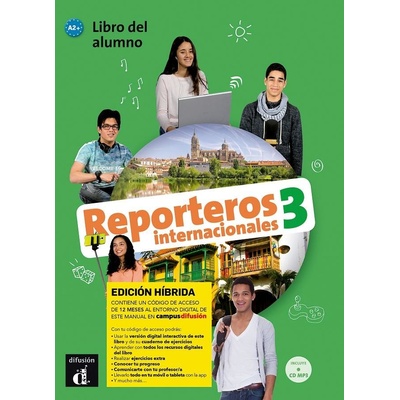 Reporteros internacionales 3 (A2+) - Edición híbrida Libro del alumno + Campus (12 meses)