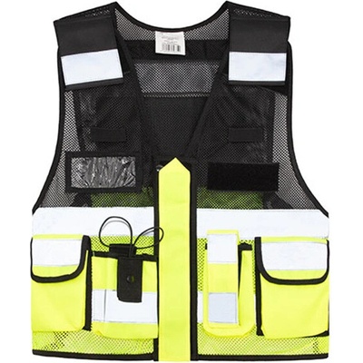 Korntex Sparta reflexná sieťovaná taktická vesta KX145 Signal Yellow