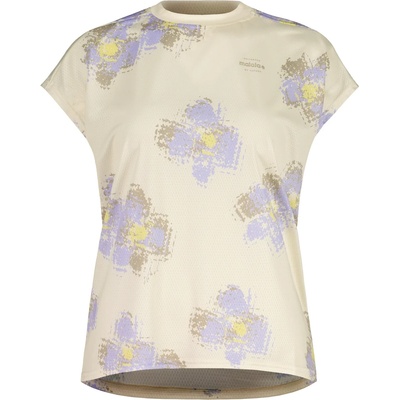 Maloja Дамска фланелка с къс ръкав за колоездене Maloja Women's SundaM. Allmountain Top Cycling jersey - Shaded White Joy (156-3054-0412)