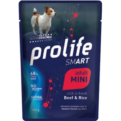 Zoodiaco Prolife Dog Adult Mini Hovězí s rýží 100 g