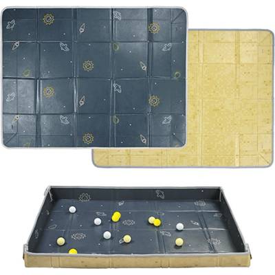 Двустранна подложка за игра с топки Taf Toys - Fold ′n Fun, Тъмно синя (TT13585)