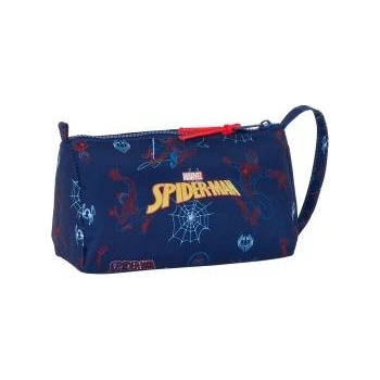 Spider-Man Ученически Комплект с Аксесоари Spider-Man Neon Морско син 20 x 11 x 8.5 cm (32 Части)