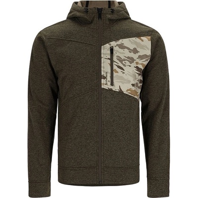 Simms CX HoodyZip Dark Stone/Ghost Camo