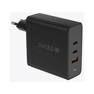 Dviced Wall charger 65W GaN 1 USB-A, 2 USB-C EU - Black (DV221012) - iStore